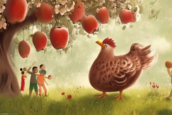 儿童故事母鸡和苹果树 - 母鸡和苹果树故事简介 儿童故事母鸡和苹果树 - 母鸡和苹果树故事简介