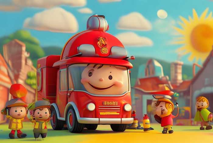 儿童故事弹弹消防员；幼儿消防员故事绘本
