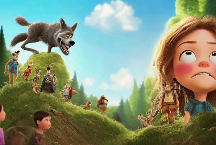 儿童故事狼来啦，婴幼儿故事狼来了