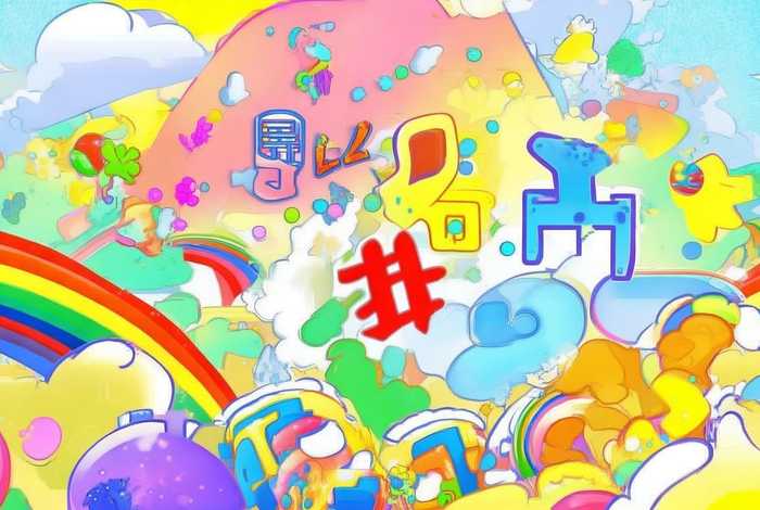 儿童汉字画；汉字的儿童画或画报