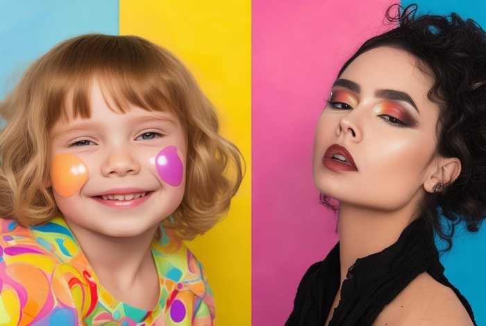 儿童成人化蔓延美妆界 - 儿童化妆和成人化妆的区别