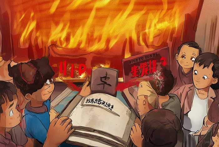 儿童图文成语小故事焚书坑儒，成语故事焚书坑儒视频