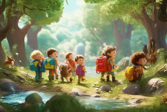 儿童森林探险故事 森林的探险家幼儿故事