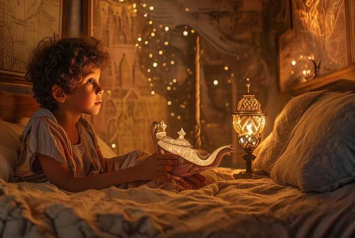 儿童睡前阿拉丁神灯故事 - 阿拉丁神灯的故事在线听睡前故事