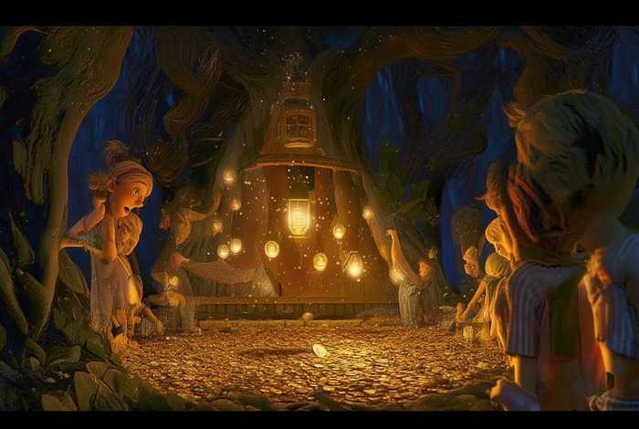 儿童睡前故事金币井；金币的故事作文