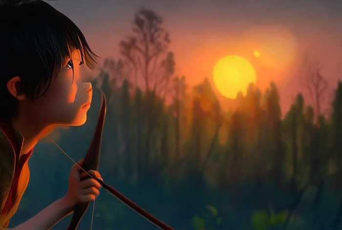 儿童故事睡前故事后羿射日（后羿射日 睡前故事）