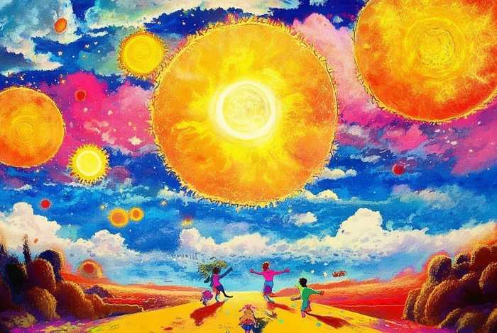 儿童故事九个太阳（九个太阳的故事的名字）