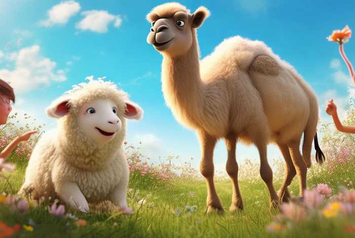 儿童故事大全经典骆驼和羊 - 骆驼和羊的故事,小朋友们可喜欢了