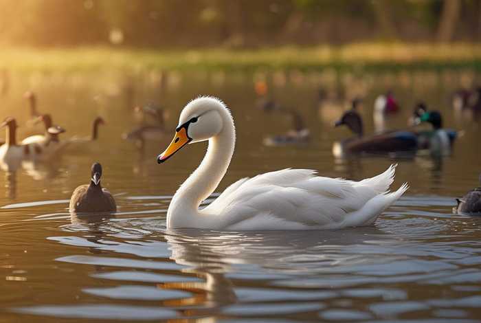 儿童故事丑天鹅；丑小鸭变白《天鹅的故事》