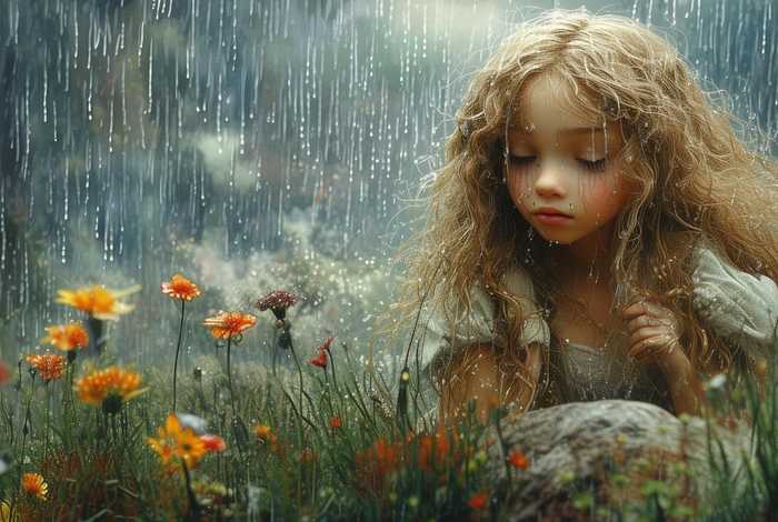 儿童故事公主下雨 公主一哭就下雨的故事