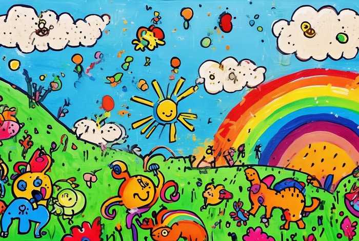 儿童手绘画图片（儿童手绘画图片大全）