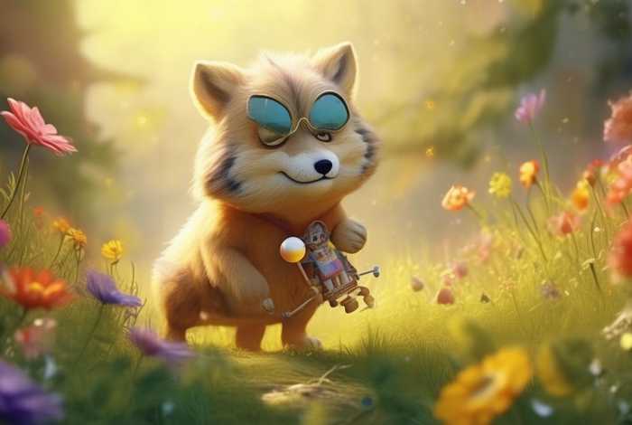 儿童故事长大的狼、长大的幼儿故事