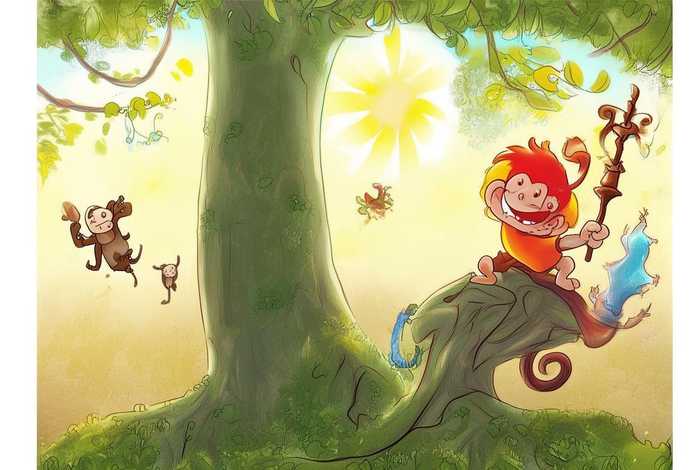 儿童故事孙悟空的故事 - 孙悟空的幼儿故事