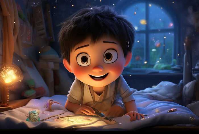 儿童睡前故事神笔马良的故事视频，神笔马良的睡前故事会