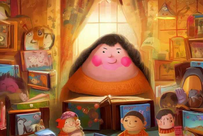 儿童故事胖嫂、胖嫂故事绘本