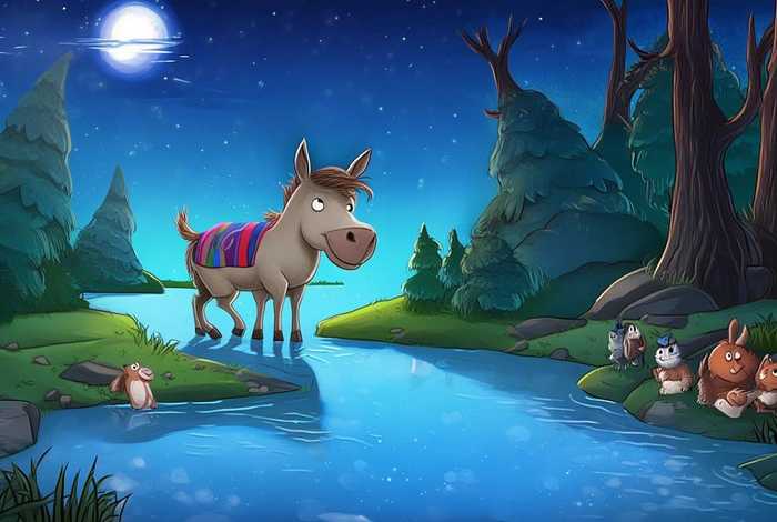 8岁儿童睡前故事驴子过河全集 驴子过河 睡前故事