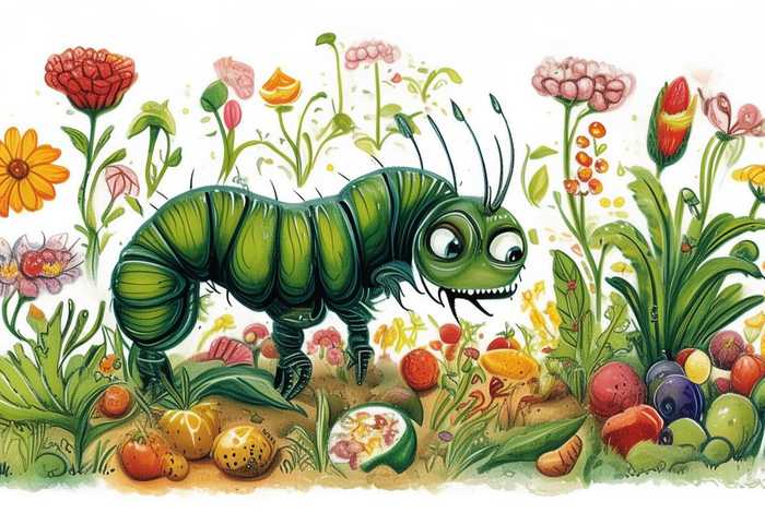 儿童故事饥饿的毛毛虫在线听、饥饿的毛毛虫故事解读