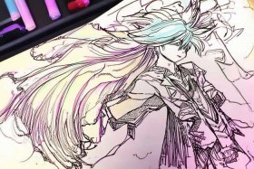 jojo绘本线条绘画，jojo线稿 手绘