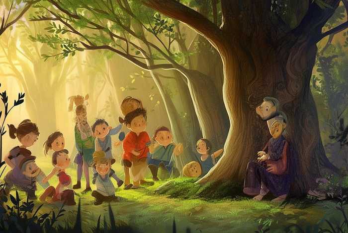 儿童森林里故事、幼儿园森林里的故事