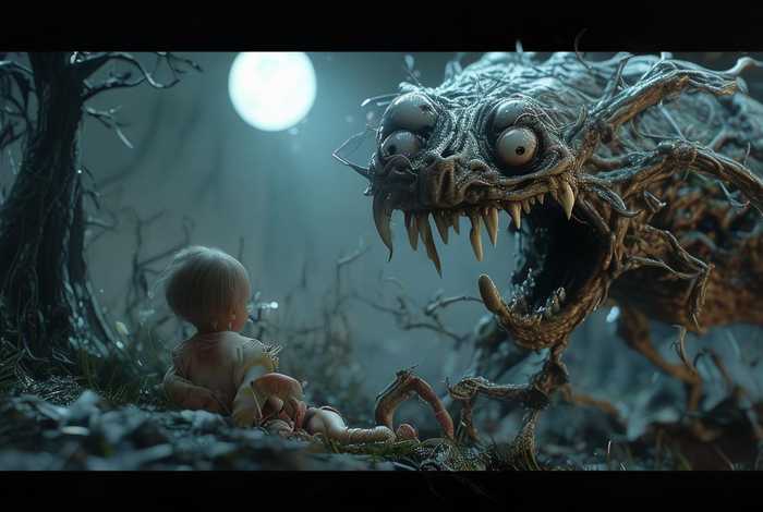 儿童恐怖怪物画、儿童恐怖怪物画法 儿童恐怖怪物画、儿童恐怖怪物画法