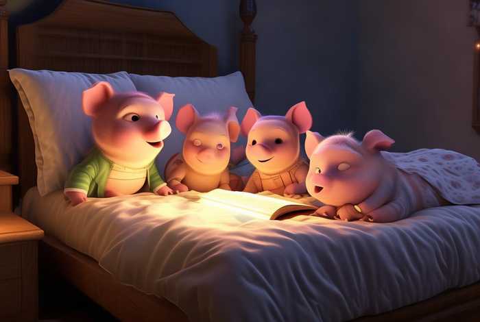 儿童故事大全睡前免费听三只小猪、少儿故事大全免费听故事三只小猪