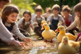 儿童养鸭故事、幼儿园养鸭子课程故事
