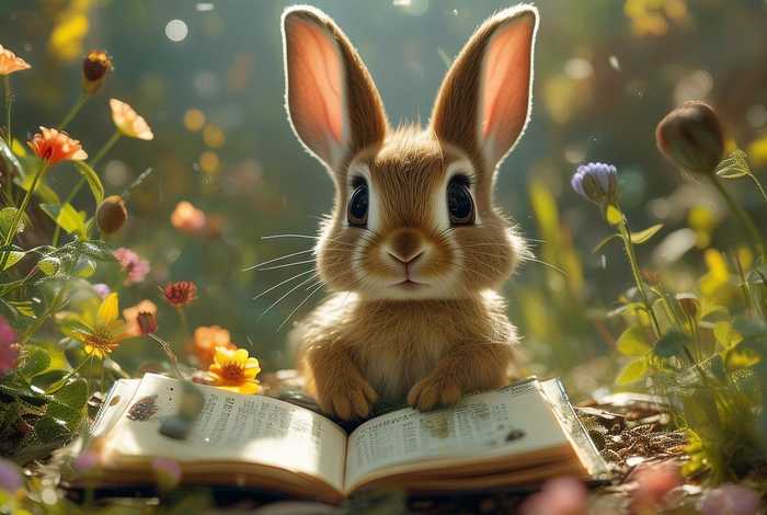 儿童故事聪明的小兔子 - 幼儿故事大全聪明的小兔子讲什么道理