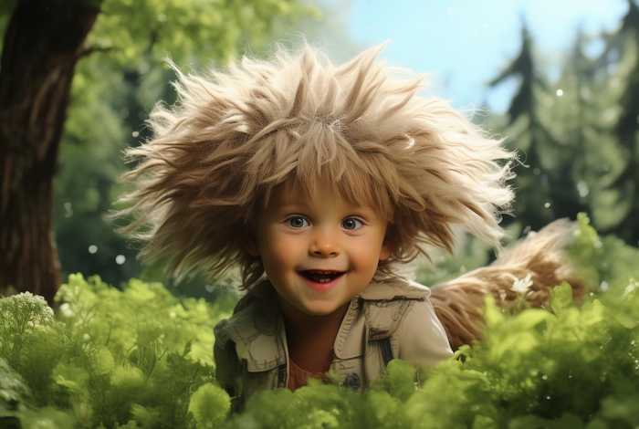 儿童故事狼尾巴 儿童狼尾巴发型