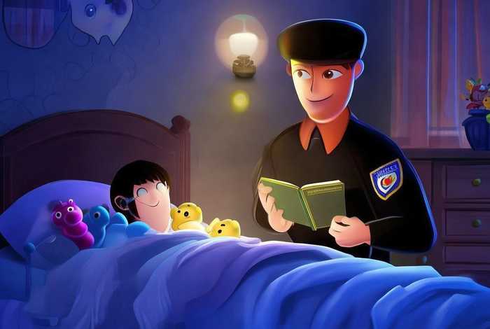 儿童睡前警察故事文字版，睡前故事 警察