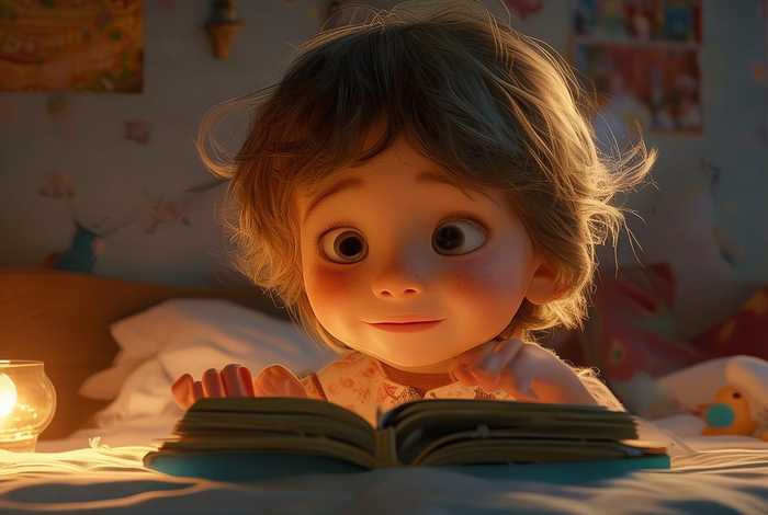 儿童故事睡前故事目不识丁、目不识丁 故事