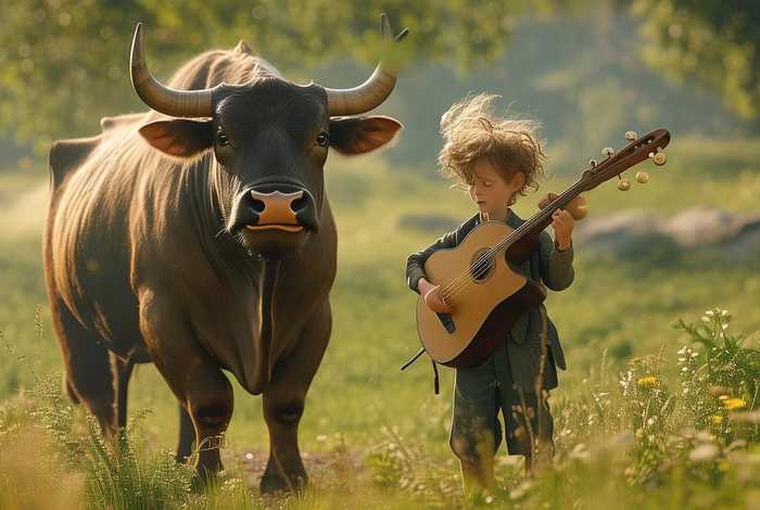 儿童故事经典对牛弹琴故事 - 对牛弹琴的经典故事 儿童故事经典对牛弹琴故事 - 对牛弹琴的经典故事