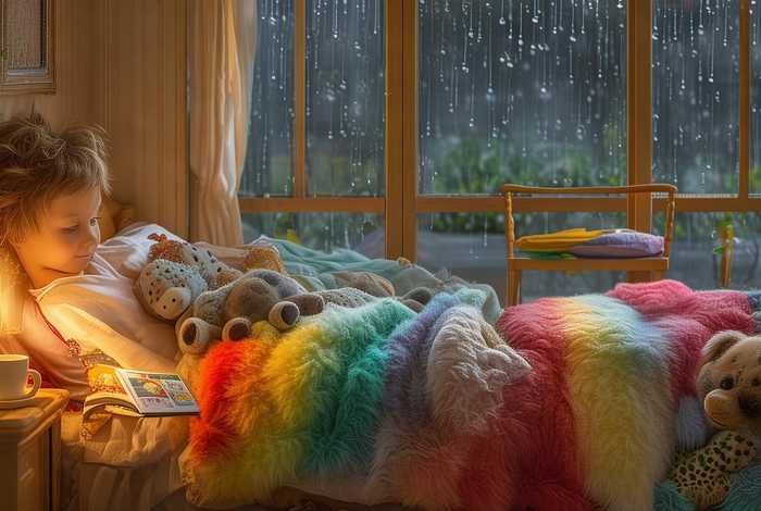 儿童下雨天睡前故事；下雨天的睡前故事