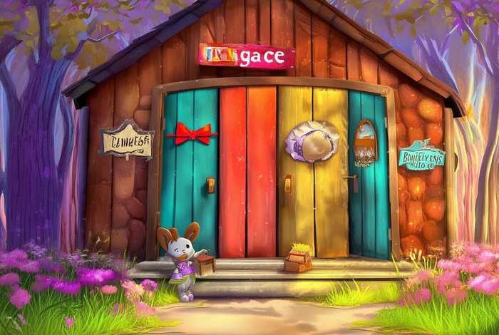 儿童故事兔子的三个门，语言兔子的门幼儿故事