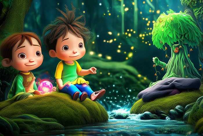 儿童漫画故事对话、少儿漫画故事