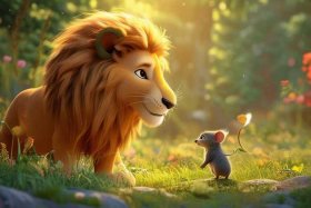 儿童小故事老鼠和狮子（儿童故事狮子和老鼠故事在线听）