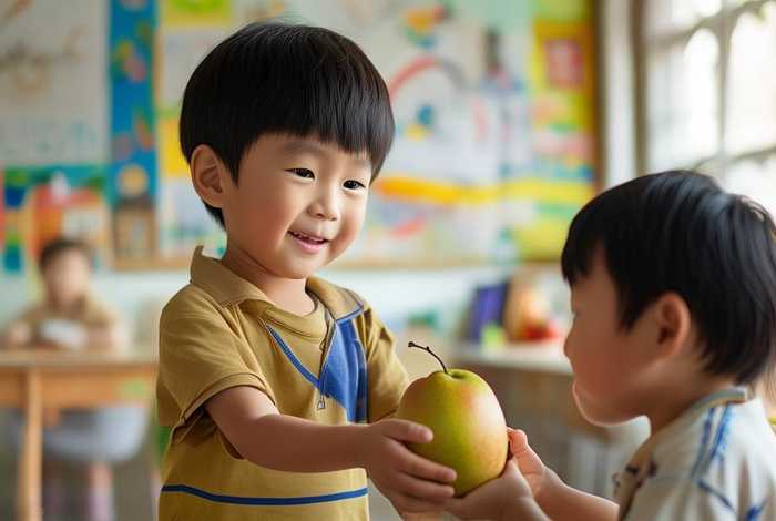 儿童故事加配图，孔融让梨儿童故事配图