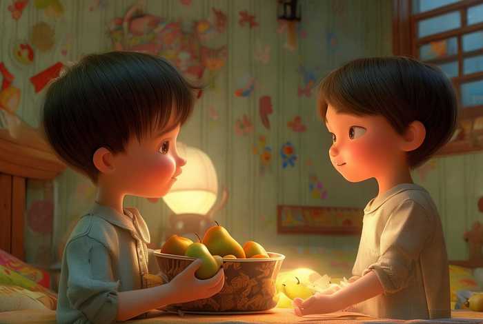 3-6岁儿童睡前故事书孔融让梨；3-6岁儿童必读绘本孔融让梨