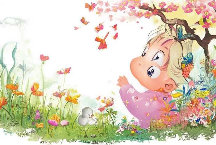 儿童古诗画配图作品 - 古诗配图儿童画3到4岁