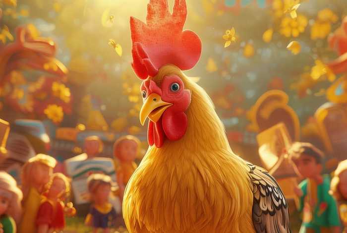 儿童故事金鸡冠的公鸡（金鸡冠的公鸡故事录音）