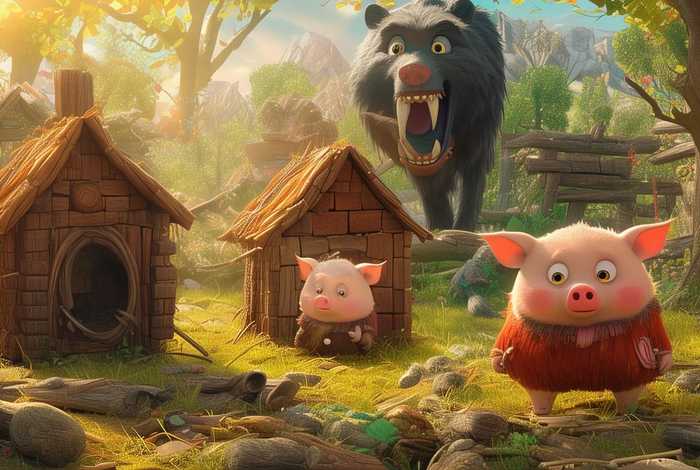 儿童故事儿童故事三只小猪，少儿故事三只小猪