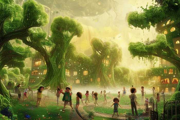 儿童故事绿色的城市，绿色的城市幼儿故事