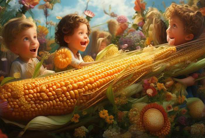 儿童故事玉米琴 - 玉米的小故事幼儿园