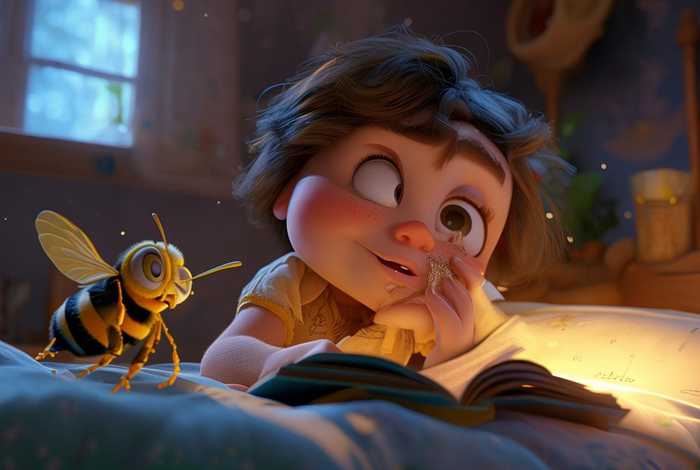 儿童故事会儿童睡前故事小蜜蜂；小蜜蜂的故事睡前故事文字版