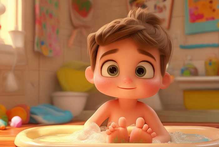 儿童洗脚口诀（儿童洗脚口诀顺口溜）