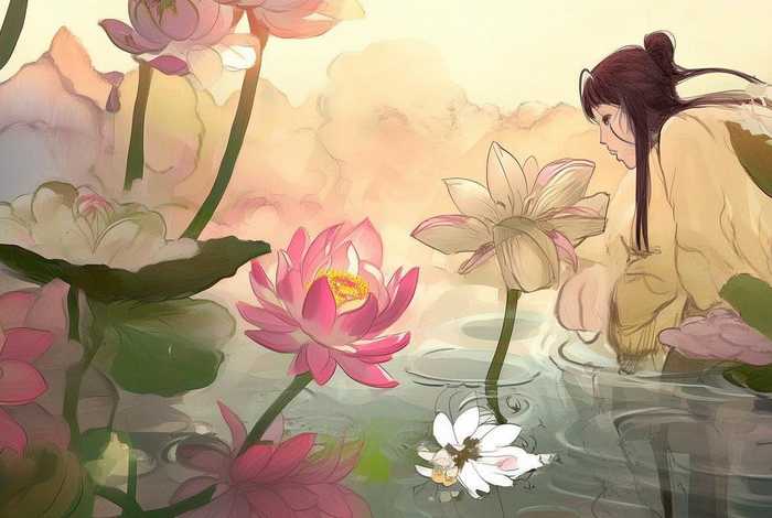 儿童故事王冕画荷花故事;王冕学画荷花故事 儿童故事王冕画荷花故事;王冕学画荷花故事