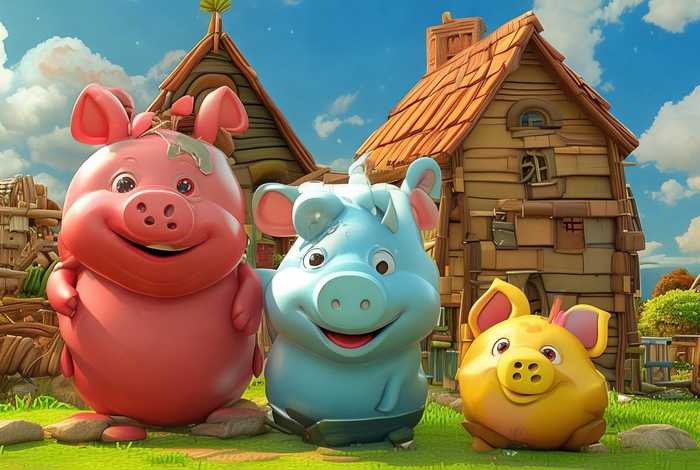 儿童故事动画视频 儿童故事动画视频三只小猪