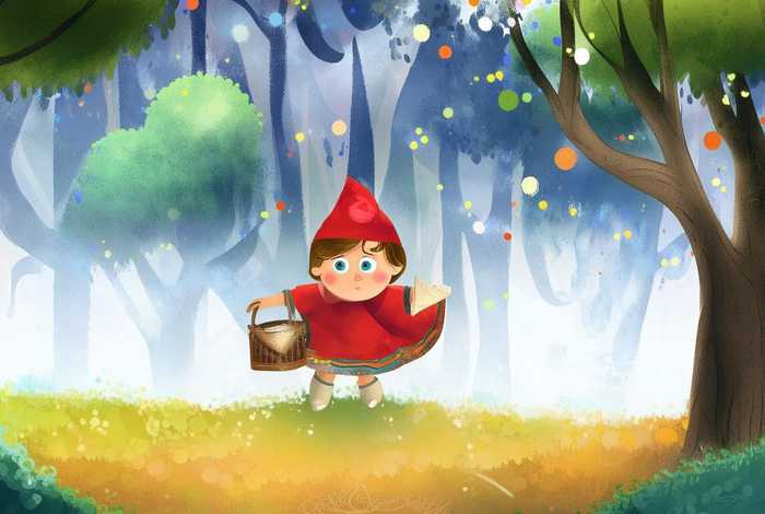 儿童绘本故事图片小红帽；绘本故事大全带图片小红帽