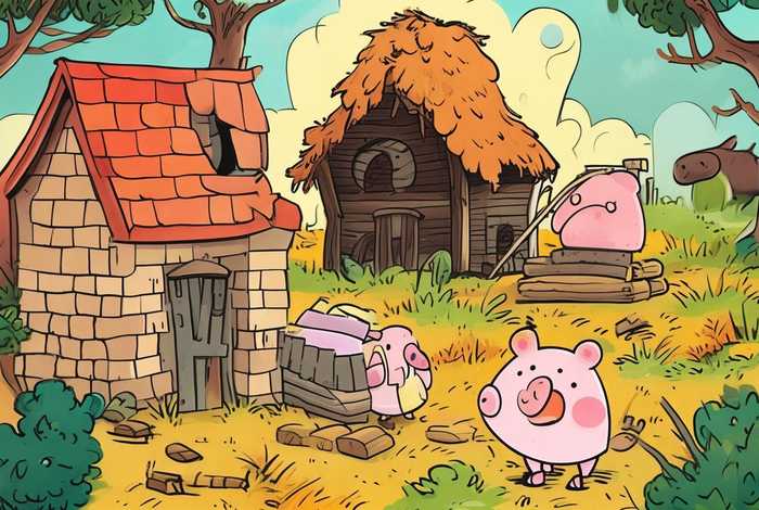 儿童故事小猪;幼儿故事三只小猪盖房子的故事 儿童故事小猪;幼儿故事三只小猪盖房子的故事