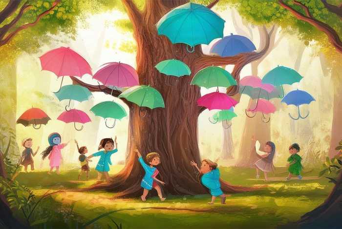 儿童故事雨伞树（雨伞树的故事）