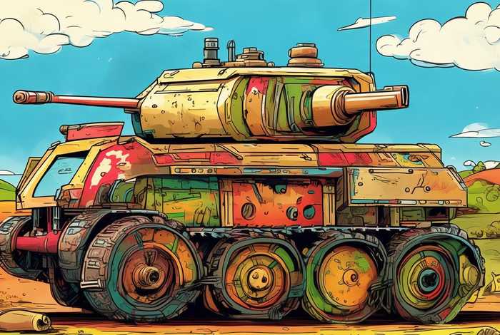 儿童坦克图片 - 100种的装甲车简笔画